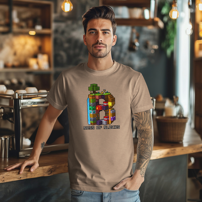 Boss Of Blocks CLASSIC Logo Tee | Family + Life Blocks | Minecraft-Inspired Unisex T-Shirts