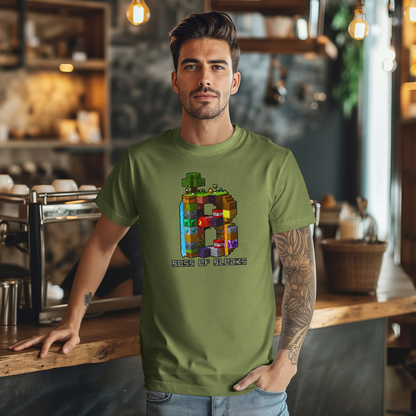 Boss Of Blocks CLASSIC Logo Tee | Family + Life Blocks | Minecraft-Inspired Unisex T-Shirts