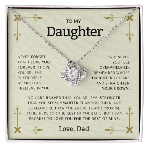 To My Daughter | Alluring Beauty Necklace