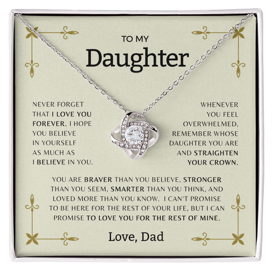 To My Daughter | Alluring Beauty Necklace