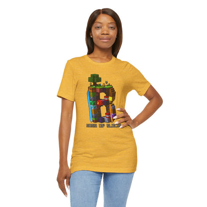 Boss Of Blocks CLASSIC Logo Tee | Family + Life Blocks | Minecraft-Inspired Unisex T-Shirts